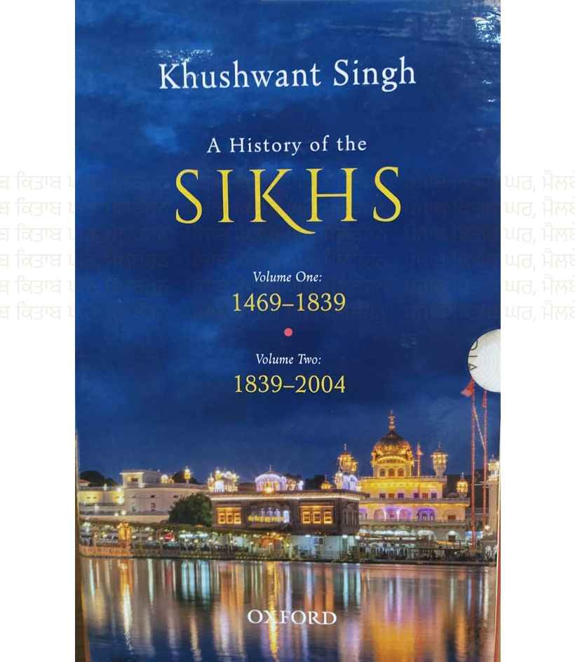 A HISTORY OF THE SIKHS VOL 1,2 BOX SET By Khushwant Singh