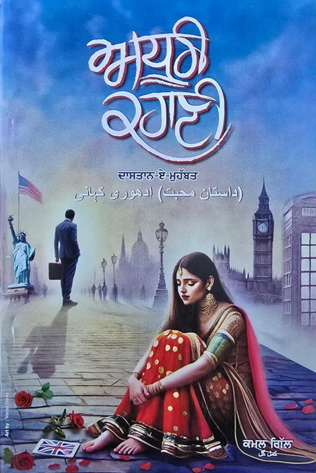 Adhuri Kahani A Novel by Kamal Gill in Punjabi book Panjabi